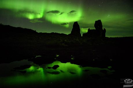 aurores boréales islande