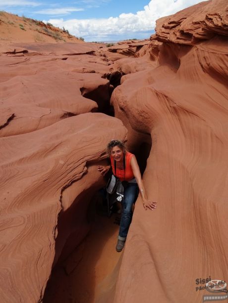 sissi sortant du canyon